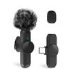2pcs Wireless Lavalier Microphone for iPhone iPad Android Type-C Mini Mic for Video Recording YouTube Live Stream Vlog Podcast