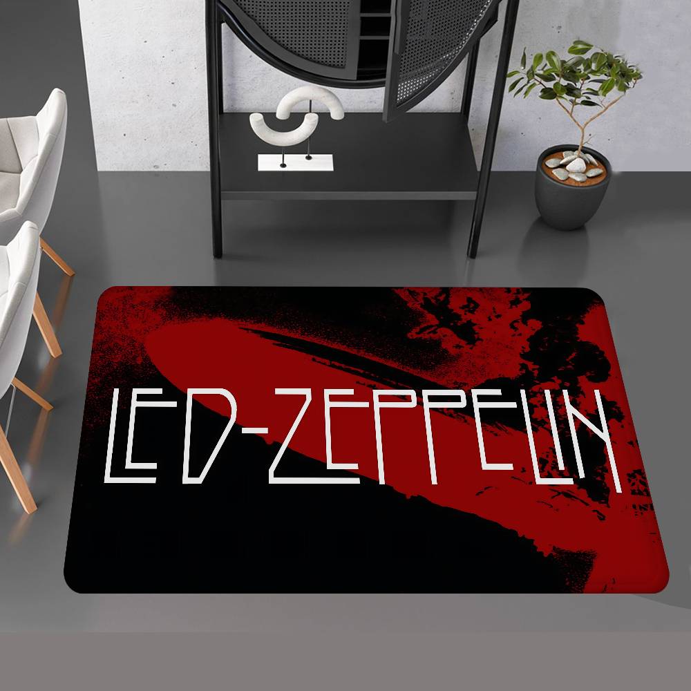 British Rock Led Band Z-Zeppelines Bathroom Mat Anti-slip Absorb Water Long Strip Cushion Bedroon Mat Hotel Decor Mat