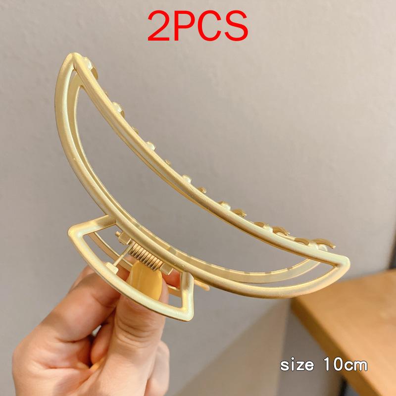 (87 Styles) 2pcs/ Set New Large Jelly Color Hair Clip Acrylic Hair Claw Shark Clamp For Women Girls Fashion Summer Updo Headwear Hair Accessories