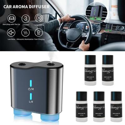 Car Aromatherapy Diffuser Adjustable Intelligent Rechargeable Interior Fragrance Car Air Diffuser Freshener Accessories Y0U5