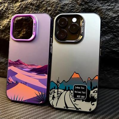 Funda The Not North Mountains para IPhone 16 15 14 13 12 11 Pro Max X XR XSMAX 8 7 Plus Cubierta Candy Mate a Prueba de Golpes