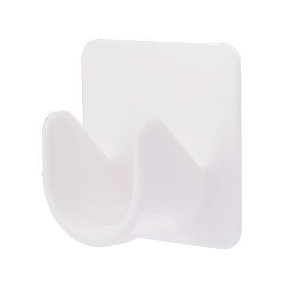 Closet Rod Holders Secure Multifunctional Antislip Adhesive Shower Curtain Rod End Supports For Bathroom