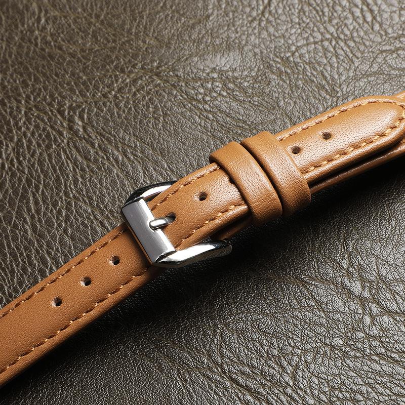 Suitable for Huawei Apple Universal Leather Strap Tide Brand 22mm Leather Strap Small Waist