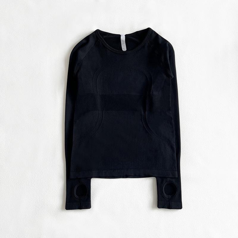 Damen Schnelltrocknendes Langarm Yoga Top - Atmungsaktiv, Hochelastisch, Rundhals Fitnessbekleidung für Herbst & Winter