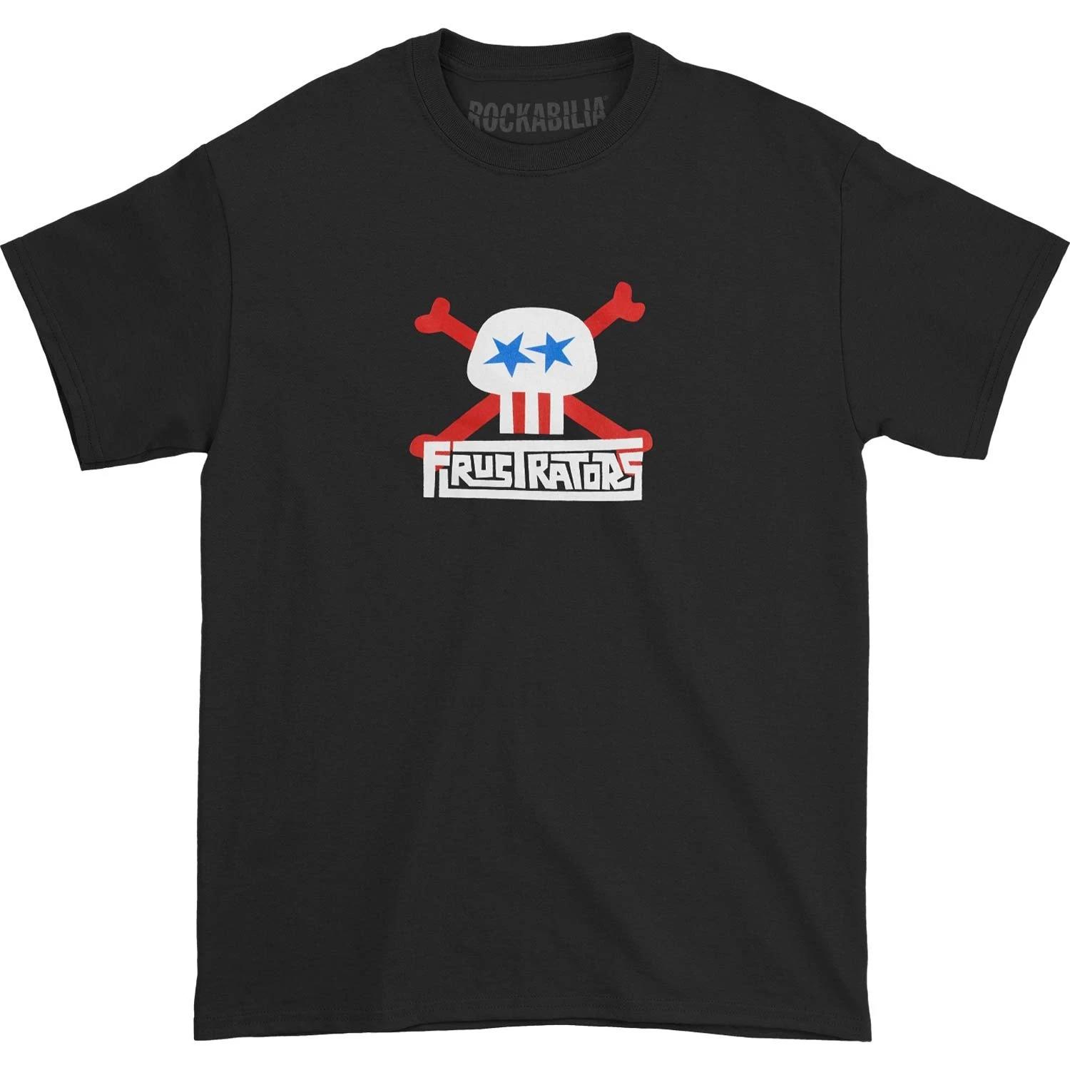 Men s Frustrators Skull Logo T-shirt X-Large Black XXXXL