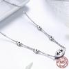 S925 Sterling Silver Blue Zircon Guardian Eye Pendant Necklaces Lucky Eye Neck Chain for Women Fine Jewelry