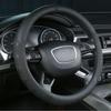 3D Embossed Steering Wheel Cover - Business Style, Comfortable, Breathable, Year-Round Massage for Cars