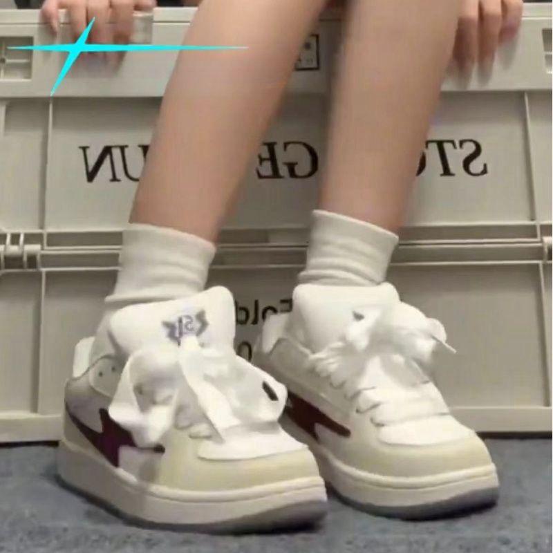 

Нишевая обувь с высокой ценностью женская весенне-осенняя ретро повседневная модная маленькая белая обувь универсальная низкая обувь для скейтборда 40 серый