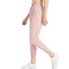 Li Ning Loose Fit Solid Color Sports Pants Women Bottoms Pink AYKQ202-2