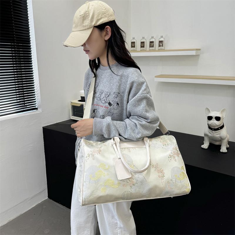 Travel Bag Women's Large Capacity Lightweight New Luggage Bag Short Business Trip Fitness Storage Bag