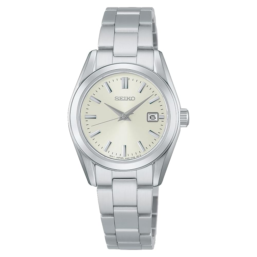 Seiko Selection HFH001P Women s Analog Quartz Watch Silver Dial Stainless Steel Battery Date Calendar