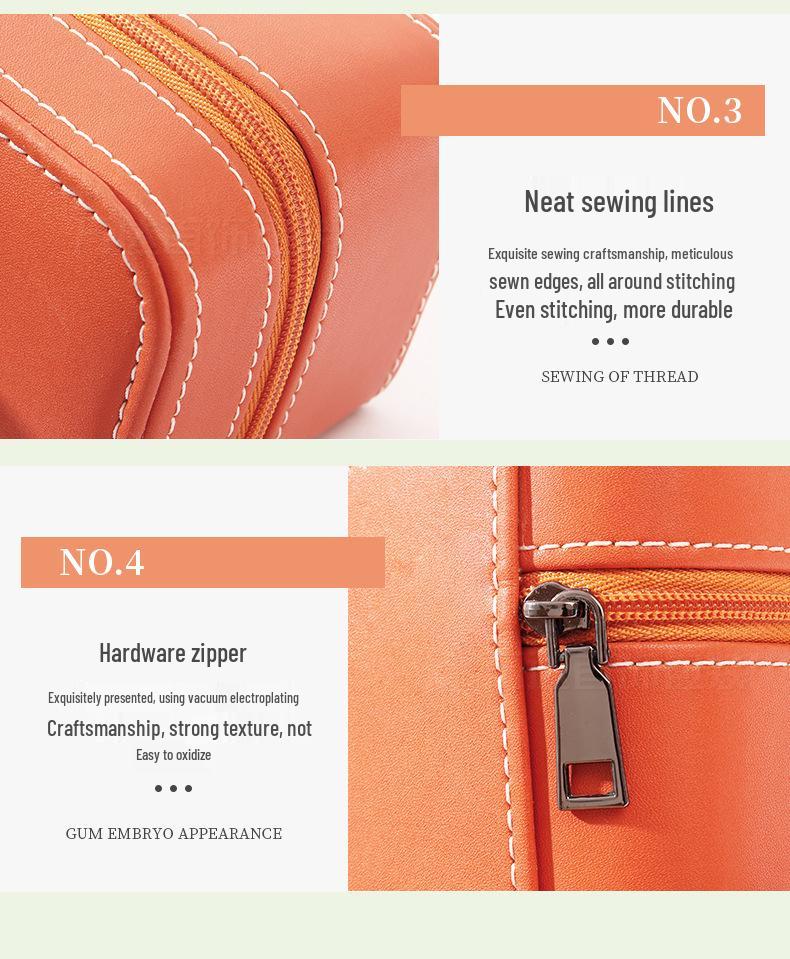 High-End Green PU Leather Portable Watch and Jewelry Storage Box