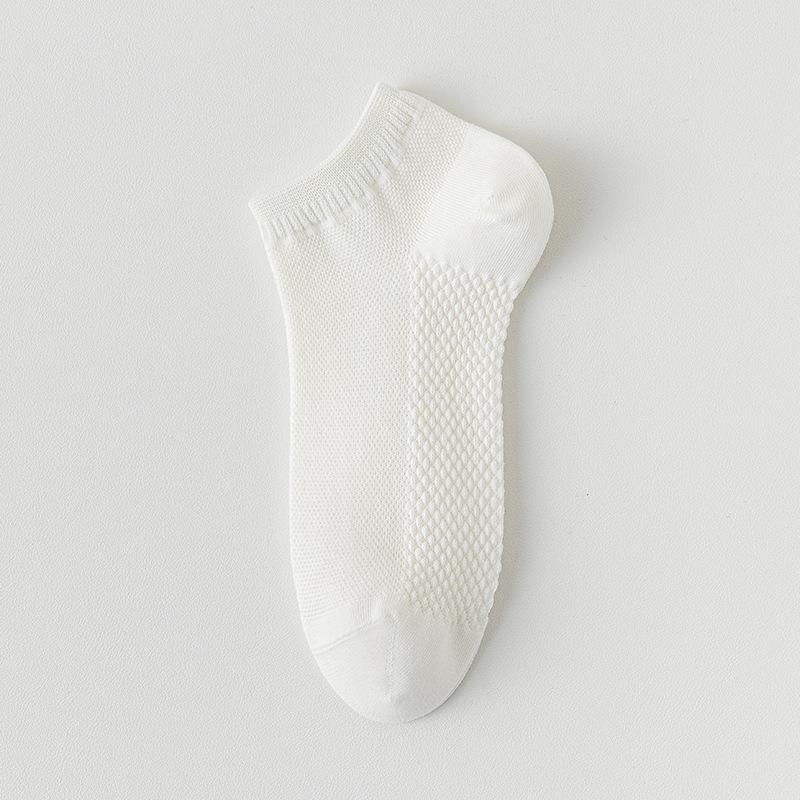 

Boat Socks, Pure Cotton Anti-odor and Sweat-absorbing Summer Thin Women s Short Socks, Mesh Boneless All-cotton Socks 1 pair білий