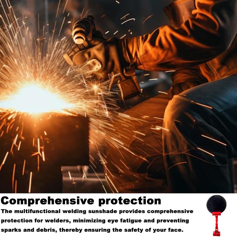 Schweißschild Schweißschutz Tragbares Schweißschild Panel Verstellbarer Schutz Augenschutz zur Verhinderung von Funken und Schmutz
