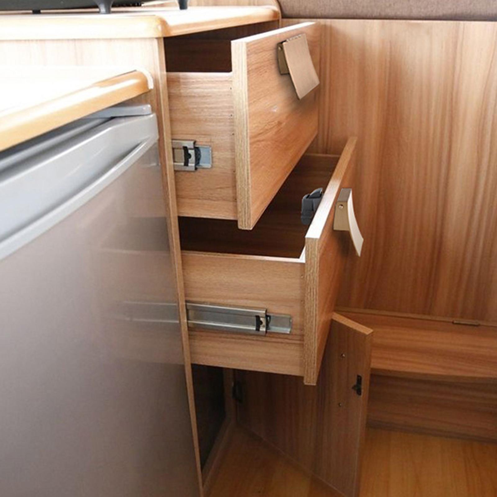 Защелка с кнопкой Замок для кухонного ящика на лодке Бесключевой замок для кухонного шкафа Для шкафов яхт Морская мебель Для RV CHINA