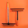 Rotatable Window Cleaner 3 In 1 Glass Scraper Cleaning Tool Telescopic Window Brush  Dust Removal