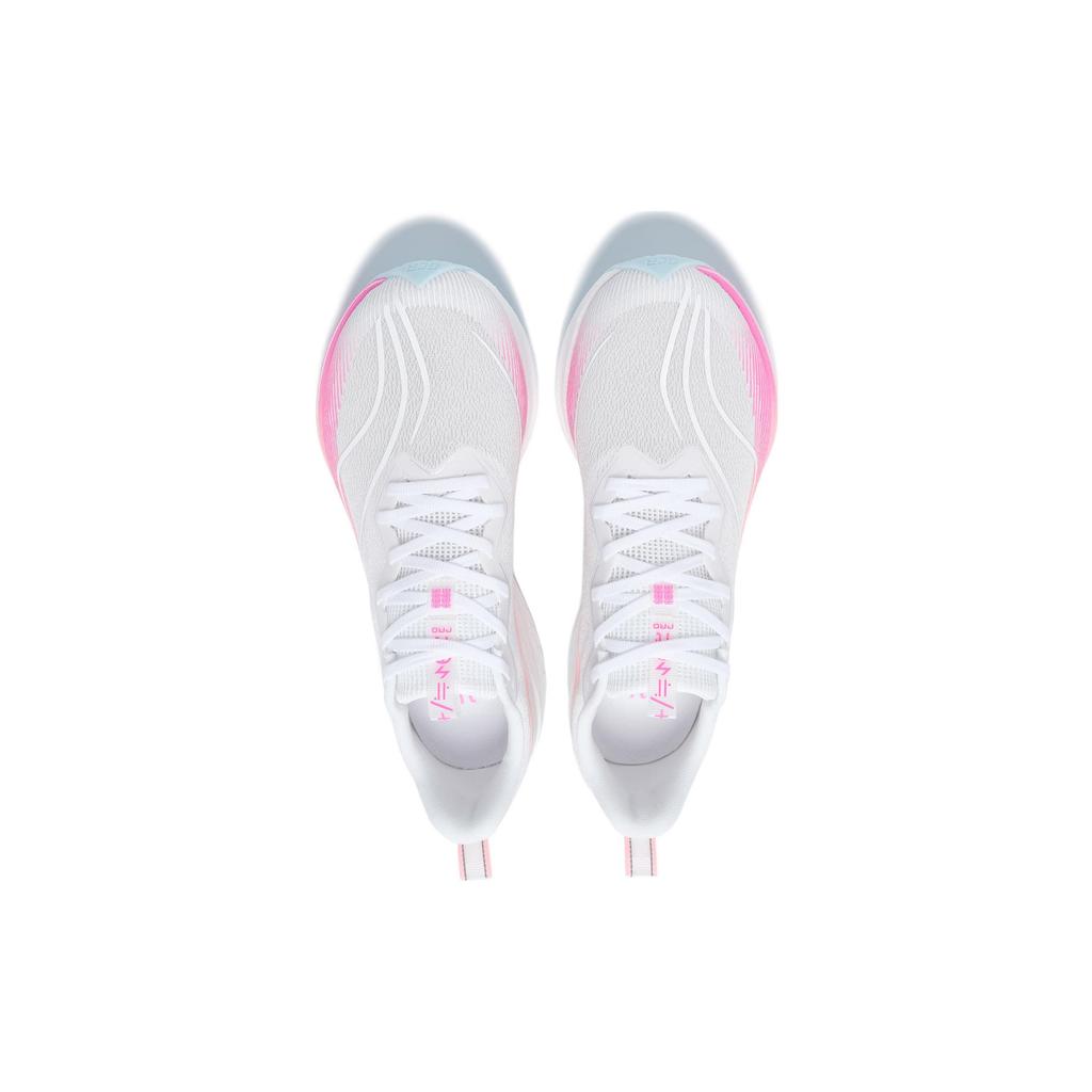 New LiNing Red Hare 6 Pro Durable Breathable Low Top Running Shoes Women's White Pink ARMT014-6