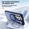 Invisible Lens Holder For Magsafe Translucent Phone Case For Samsung S26 S25 Edge FE S24 Ultra Plus Wireless Charge Matte Cover
