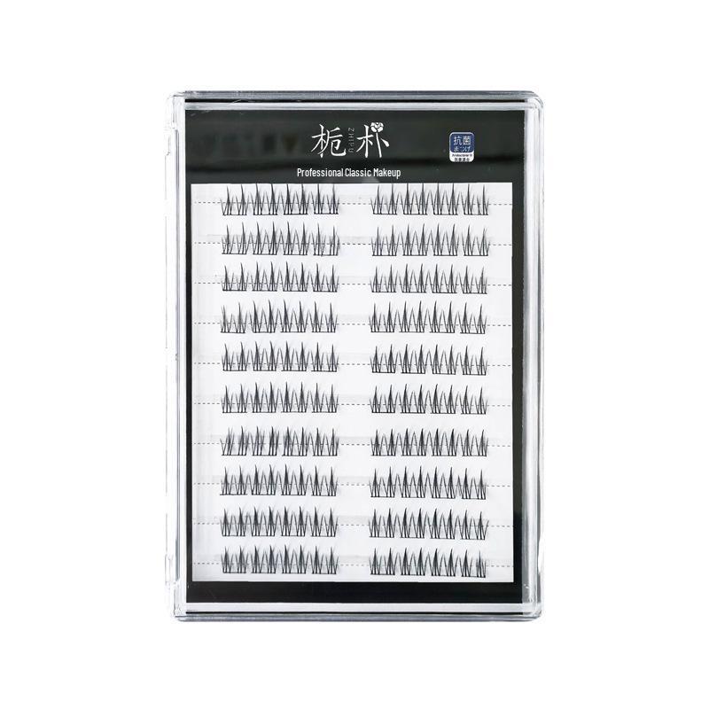 

Zhi Pu Фотогеничные накладные ресницы в корейском стиле - 10 рядов для легкого нанесения и легкого макияжа