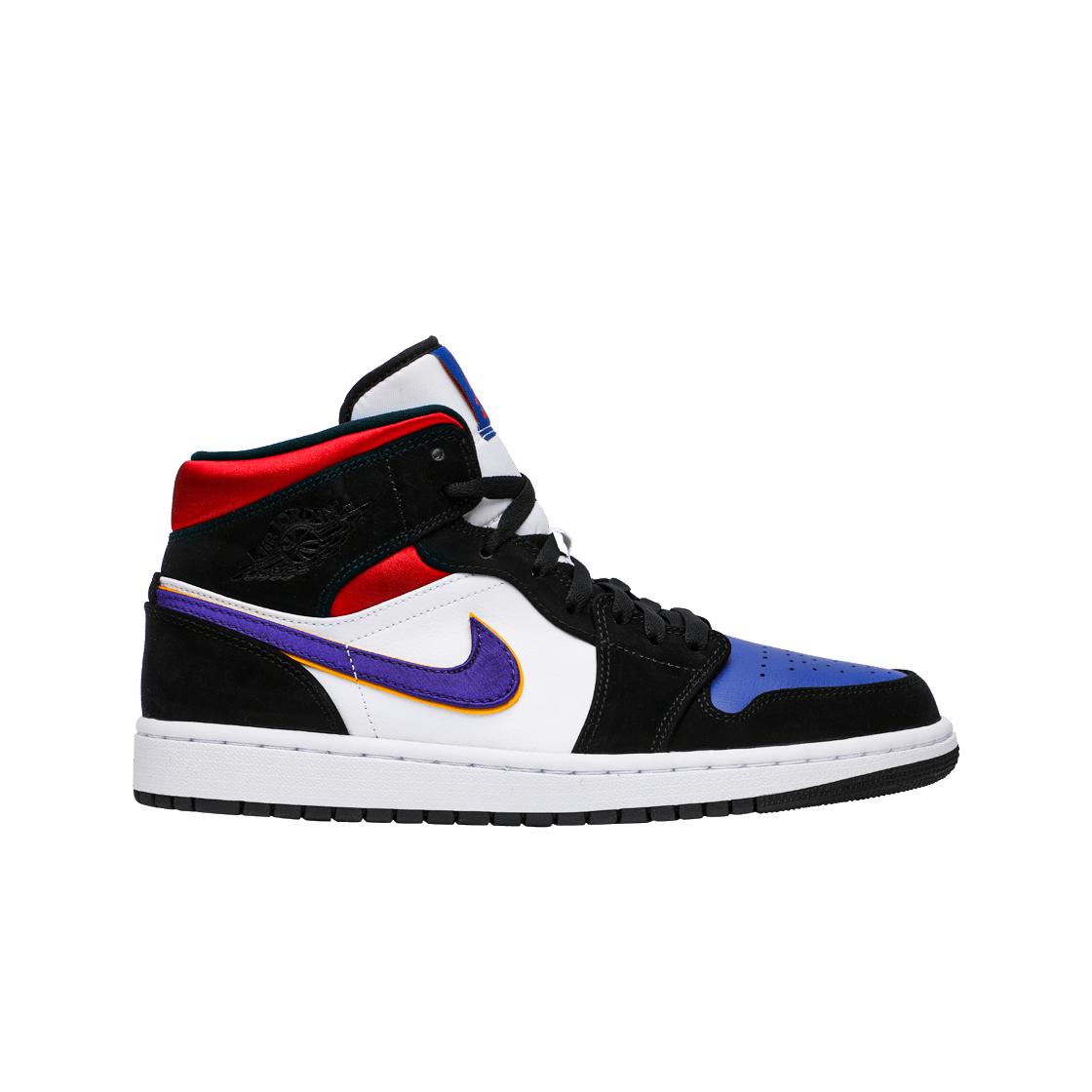 

Мужские кроссовки Jordan 1 Mid Lakers Top 3 852542-005