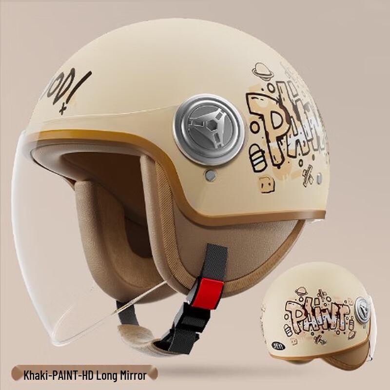 Li Shi Electric Scooter & Motorcycle Half Helmet