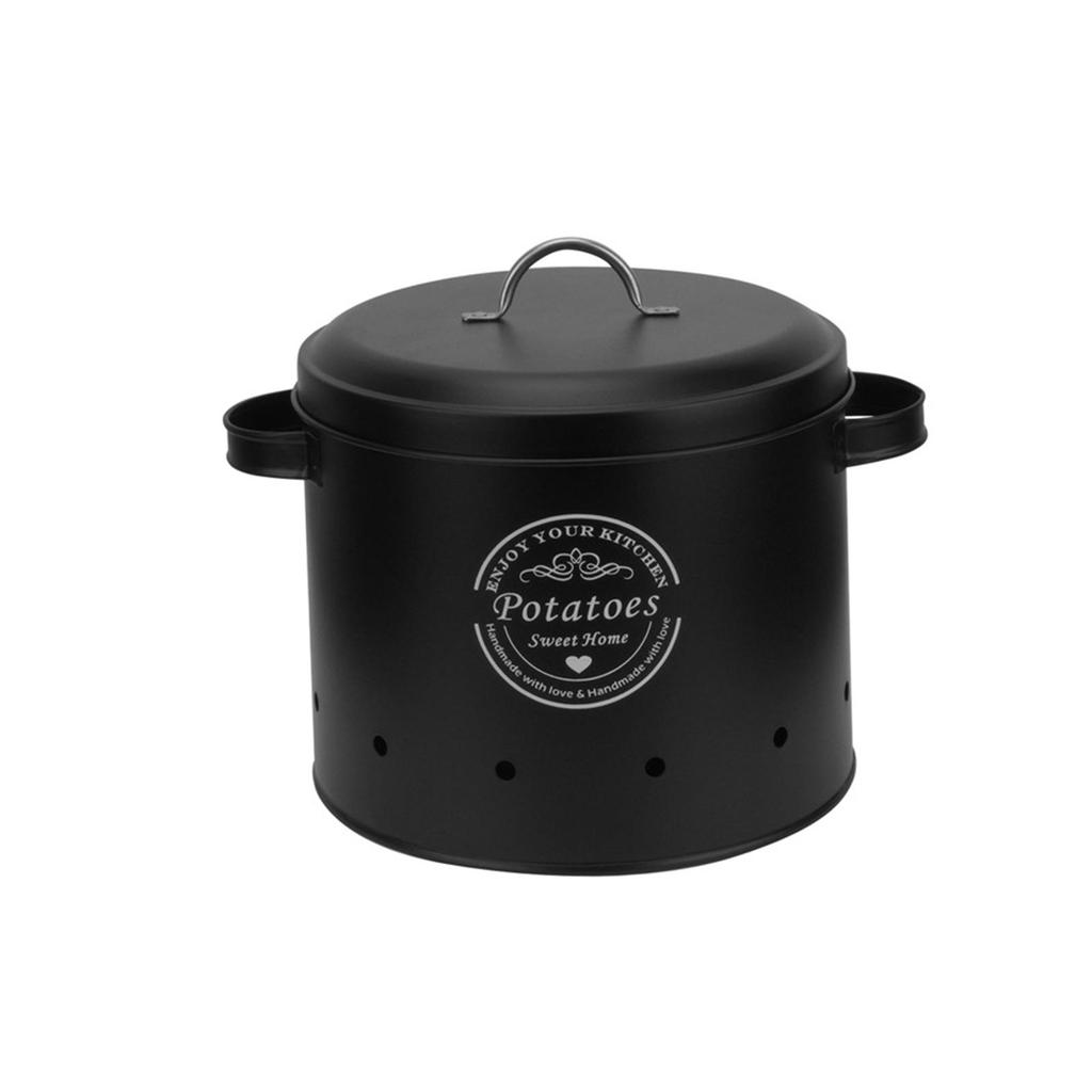 Food Storage Container Fresh Vegetable Keeper Potato Storage Tin Canisters for