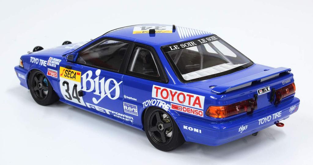 Racing Series Toyota Corolla Levin AE92 1989 Spa 24 Hours Plastic Model Kit PN24016 Platz/NuNu 1/24