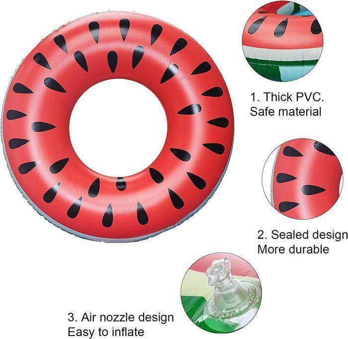 Jouet Gonflable - Pastèque - PVC épais - 80CM - Mixte