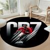 Ronaldo's Round Floor Rug Suitable for Bedrooms Hallway Kitchen Game Room Antislip Round Carpet Office home decor