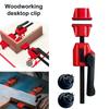 20MM Hole Woodworking Desktop Fixture Adjustable Frame Fixed Workbench Auxiliary Clamping Tool Clamp Quick Release Clip