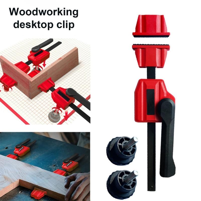 20MM Hole Woodworking Desktop Fixture Adjustable Frame Fixed Workbench Auxiliary Clamping Tool Clamp Quick Release Clip