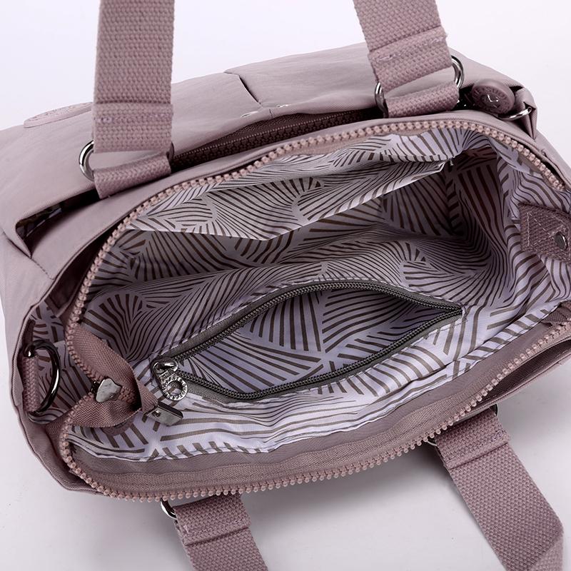 Lehká voděodolná nylonová taška přes rameno Velkokapacitní kabelka Tašky pro práci, školu a cestování přes rameno