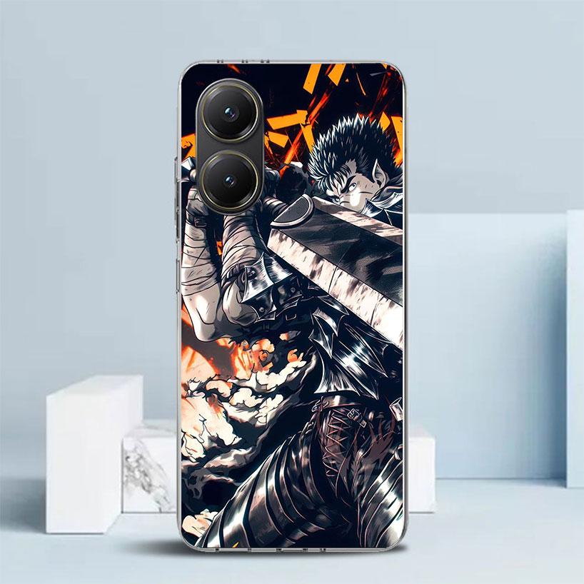 

G-Guts B-Berserks Anime Phone Case For Xiaomi Poco F7 Ultra X5 X6 X7 Pro M7 Redmi 15C 15 13C 13 12C 12 10C 10 10A 9 9C 9A 9T Cov Xiaomi Poco X5