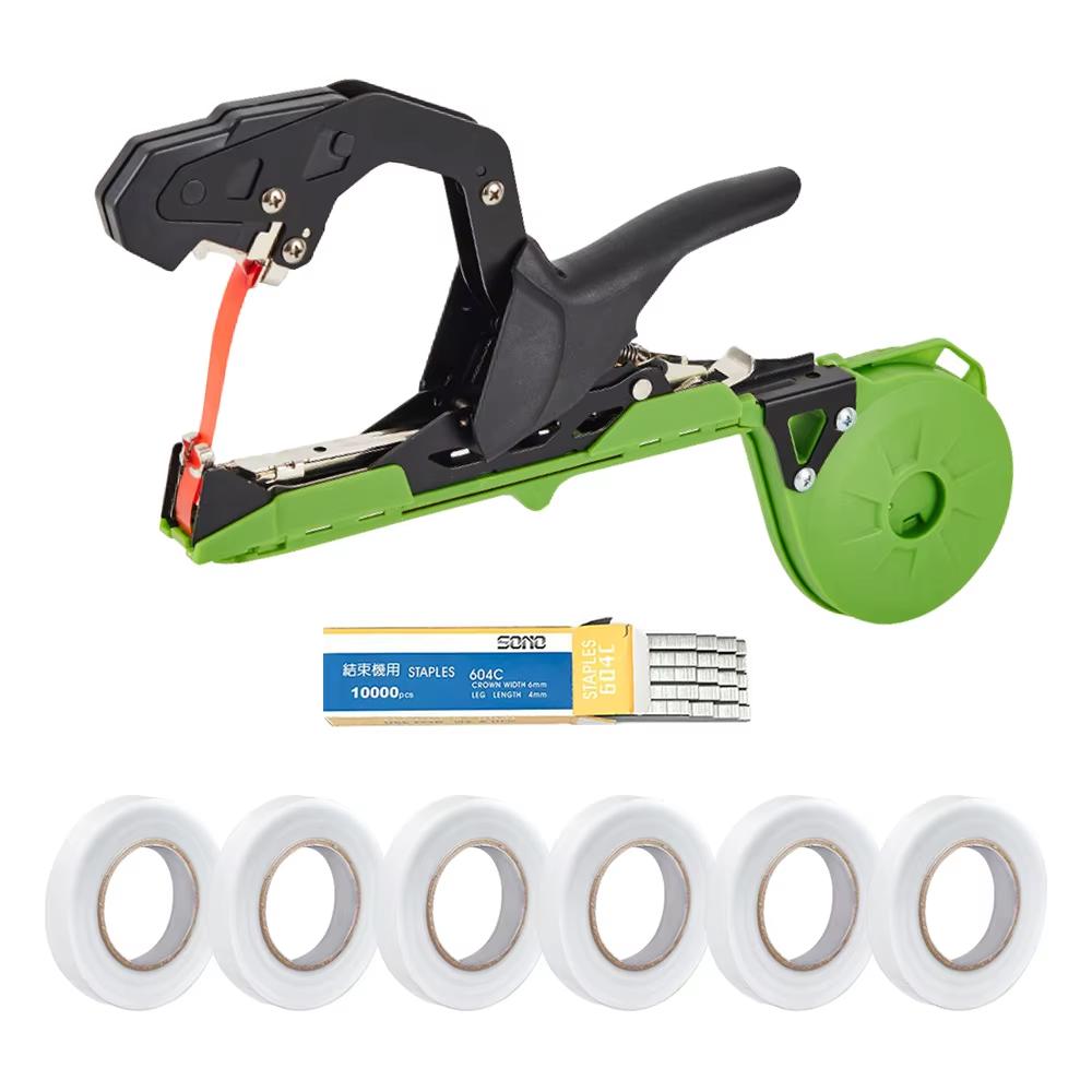 New Elbow Large Mouth Hand Tying Machine for Agricultural Fruit Vegetable Binding Tape Garden Tool