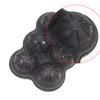 Silicone Ice Ball Maker Mold - 6 Piece 4 X 4cm Round Ice Ball  For Party Bar Kitchen