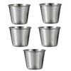 Stainless Steel Small Cocktails Shot Glasses Drinking Vessel Cup For Whiskeys Tequilas And Liquor Portable Barwares
