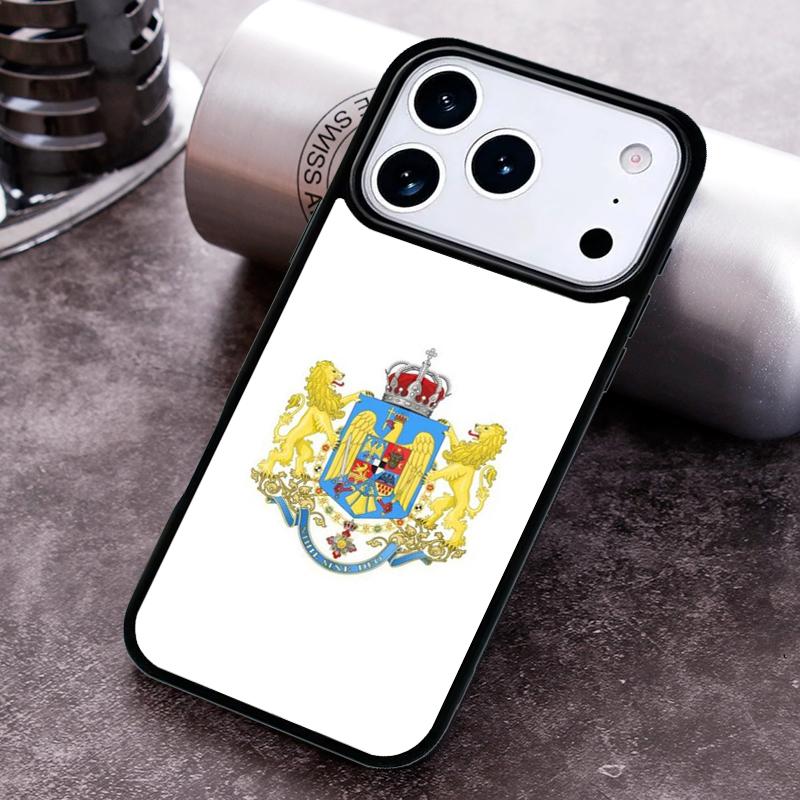 Romania Flag Phone Case for iPhone 17 16 15 Pro Max Air 14 13 12 11 Plus Shockproof Capa Cover