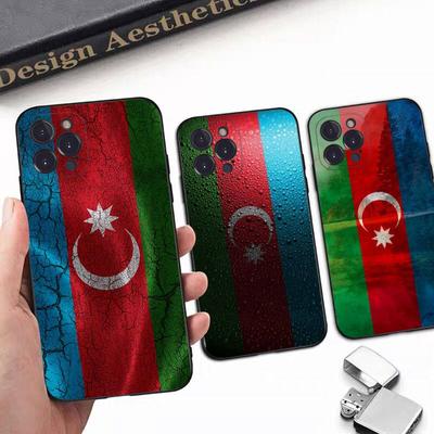 Funda para Teléfono con Bandera de Azerbaiyán Para iPhone 14 11 12 13 Mini Pro Max 8 7 6 6S Plus X SE 2020 XR XS Funda Case