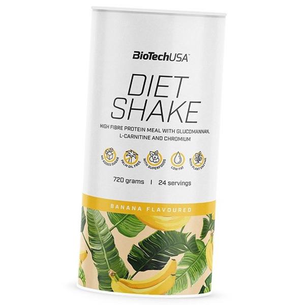 

Дієтичний коктейль з протеїном та харчовими волокнами, Diet Shake, BioTech (USA) (29084028) 720g Banana