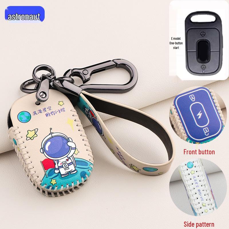 Yadea DE3 Schlüsselhülle, Sternenlichtgold, King Pai Crown Edition Schlüsseltasche mit Messerschnalle