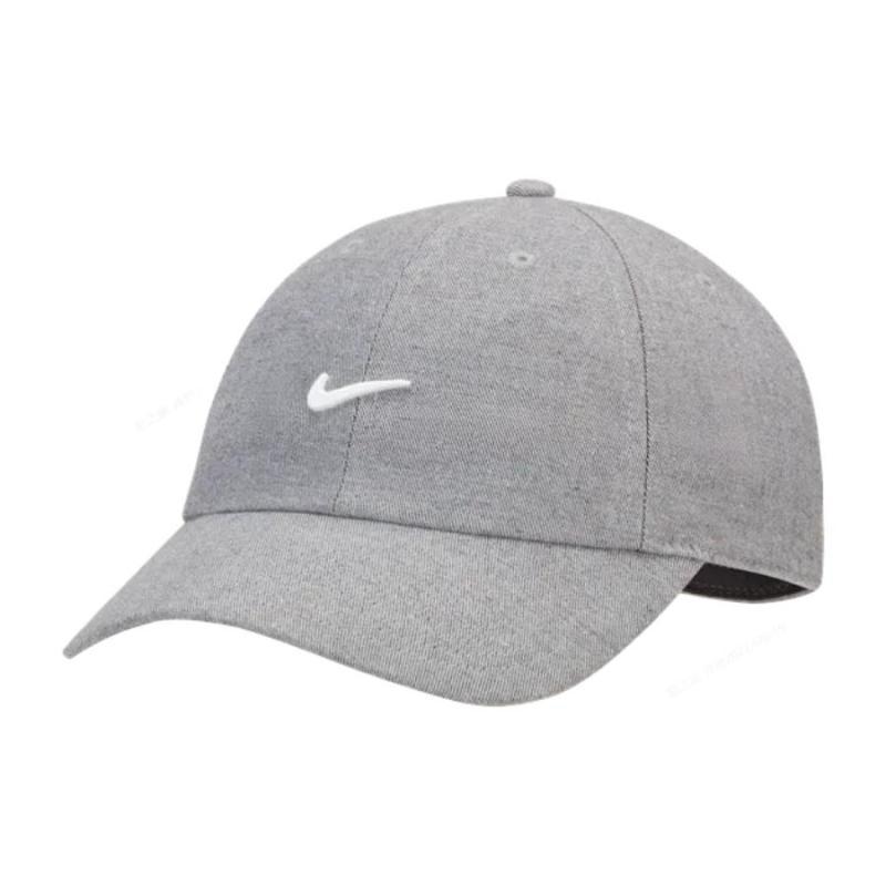 

Nike Polyester Baseball Caps Unisex Gray Casual DV3166-009 F серый