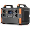 Flashfish F132 1000W Portable Power Station, 1041.6Wh FePo4 Battery Solar Generator, 230V AC Outlet, 19 Outputs, LED Display