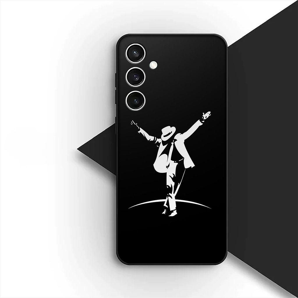 Handyhülle für Samsung Galaxy S22 S21 S20 FE Ultra Plus A07 A17 A15 A16 A25 A57 A37 Weiche Hülle M-Michaels Heißes J-Jacksons Poster