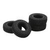 4Pcs RC Rubber Tires Wear Resistant Stable Driving RC Car Tires for FMS FCX24 124 Climbing Car