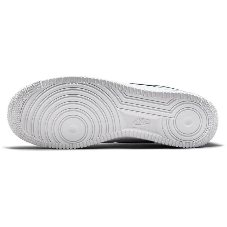 New Nike Air Force 1 Low Split Swoosh White Aquamarine DJ6894-100