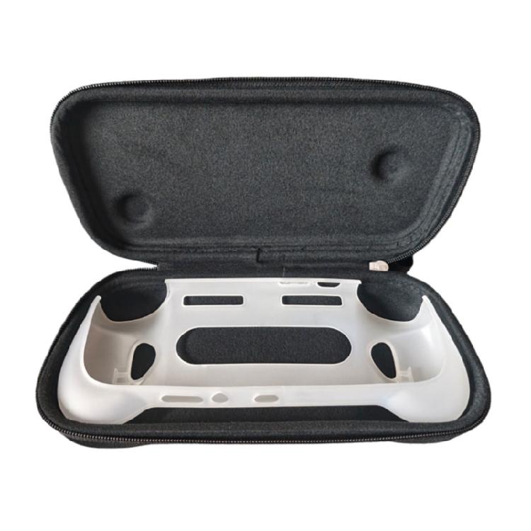 Hard Shell Travel Pouch for Handheld Game Console, Black Carry Holder for Daily Use with 26 X 12 X 5 Cm Size Reference and Simple Carry
