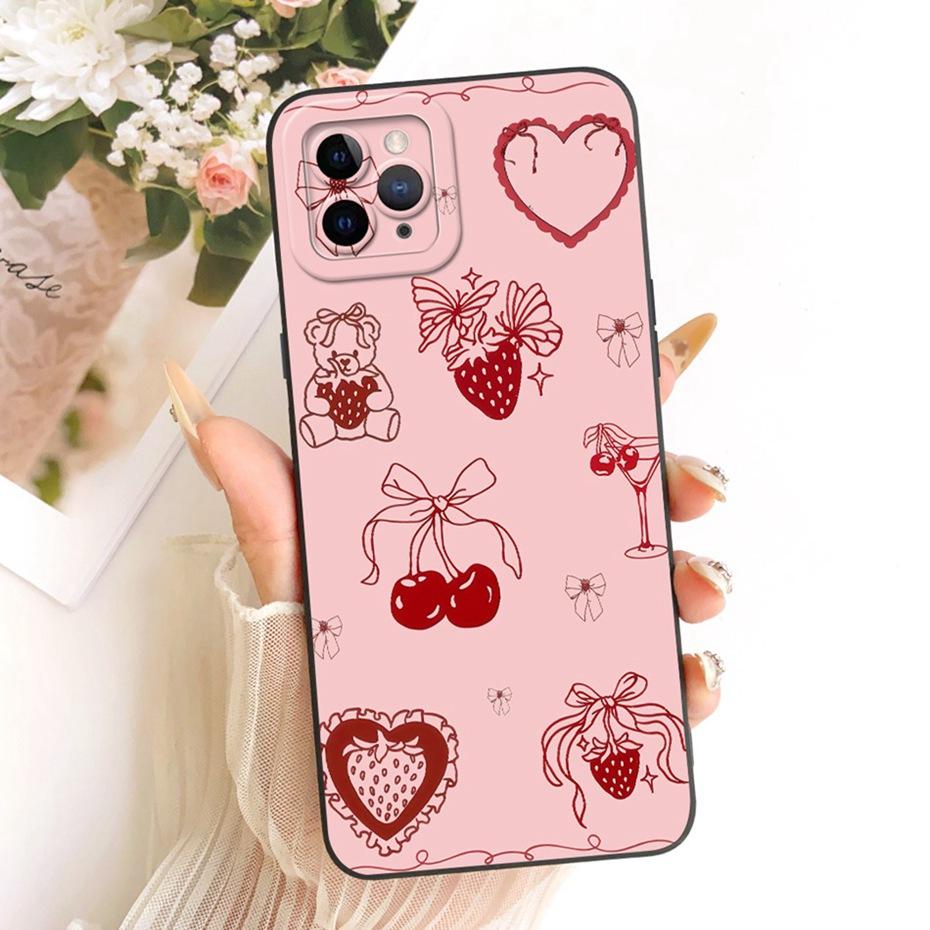 Cute Printed Phone Case For iPhone 11 Pro Max iPhone11 11Pro Soft Silicone Shockproof Cases For iPhone 11ProMax Covers Bumpers