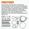 926-166 Engine Oil Cooler Gasket Seal Kit Compatible with Buick Encore 2013-2021 Chevrolet Sonic 2012-2020 Trax 2013-2021 Cruze 2011-2016 Replace