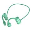 Bluetooth 5.2 Green Bone Conduction Headset – Open Ear Earbuds for Music and Calls, Sport Design