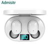 Admisitr Inteligentní sluchátko Bluetooth s ukazatelem čísla Bezdrátové sportovní mini sluchátko Stereo do uší